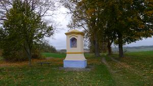 výklenková kaple u cesty mezi Odlochovicemi a Šlapánovem